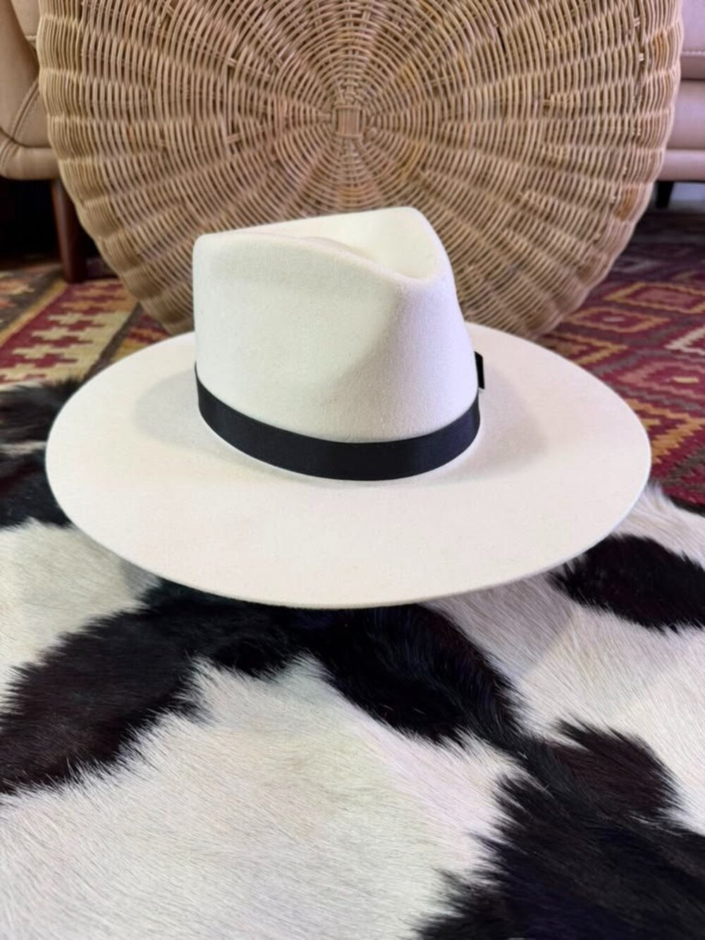 Twister Off-White Felt Rancher Hat